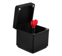 Milisten Valentine’s Day Heart Rose in A Box Prank Gift for Wife Girlfriend, 5x5cm Heart-shaped Surprise , Funny Tricky Novelty Present for Classroom Birthday