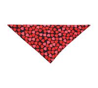 Milisten Valentine’S Pet Bandana Triangle Scarf Heart Pattern, Adjustable Soft Drool-Resistant Dog and Cat Scarf for Holiday Parties and Romantic Celebrations