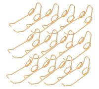 Milisten Valve Easy Springs Golden Trumpet Metal Key 20pcs Water Spit Length Replacement Parts, 25.2mm and to Carry and Good Suitable for Wind Instruments French Horns