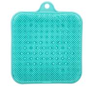 Milisten Versatile Green Foot Massage Pad for Home and Bathroom Use, Soft Gel Foot Bath Tool with Acupressure Design, Suitable for Pregnant Women and Relaxation
