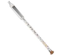 Milisten Vertical Bawu g Tuning Chinese Wind Instrument Detachable Traditional Bawu for Musicians Elegant Blue and White Porcelain Design Unique Sound for Captivating Performances