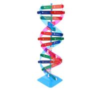 Milisten Vibrant Dna Double Helix Model Kit for Biology Education Accurate Scientific Gene Structure Teaching Tool for Students Compact Molecular Model for Interactive Science Learning