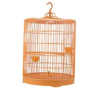 Milisten Vintage Bird Cage for Small Pets Elegant Round Hanging Cage Spacious Design for Parrots and Hamsters Decorative Bird Nest for Indoor and Outdoor Use