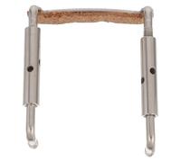 Milisten Violin Chin Rest Shaft for 4/4-3/4 Violins Metal Chinrest Clamp Screws Parts and Components Repair Kit Replacement Screws for Chin Rest Silver