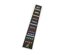 Milisten Violin Fingerboard Sticker with Adhesive Fret Guide for Precise Finger Positioning Clear Visible Markings Adjustable and Portable Finger Guide for Violin Practice and Learning