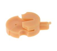 Milisten Violin Mute Tourte Style Rubber Silencer for Quiet Practice Sessions Portable Small Rubber Violin Mute