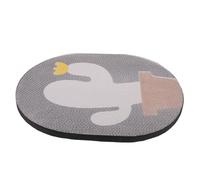 Milisten Wall Mounted Cat Scratcher Board with Corrugated Cardboard White Cactus Design Cat Scratching Mat Furniture Scratch Protection and Claw Grinding Pad 17.6X13.3In