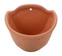 Milisten Wall-mounted Terracotta Flower Pot Holder Pottery Planter for Use Elegant Hanging Wall Planter for Balcony Garden Decoration