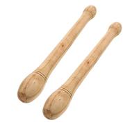 Milisten War Drum Drumstick Wood Percussion Stick Instrument Drum Stick for Rhythm Practice
