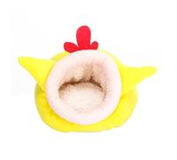 Milisten Warm Cartoon Nest for Hamster Hedgehog Pet Comfortable Sleep Bed Winter Warm Pet Nest Sleeping Bag Chick Style Design for Indoor Animal Bedding