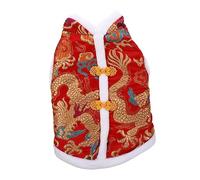 Milisten Warm Pet Costume for Dogs and Cats Cozy Cold Outfit for Year Celebrations Lightweight Comfortable Two-legged Design for Pets Approx