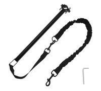 Milisten Wear-resistant Bike Riding Dog Leash Retractable Pet Traction Rope for Walking and Training Ergonomic Strap with Anti-twist Design Easy to Install Bicycle Exerciser Leash for