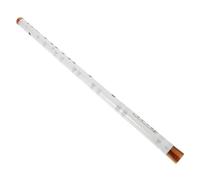 Milisten White Bamboo Flute for Beginners and Adults Woodwind Instrument with Ergonomic Design Easy to Learn Entry-level Cross Flute Suitable for Various Music Styles