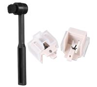 Milisten White Diamond Stylus Needle Replacement for At3600l Turntable 2pcs Record Player Pins with Cleaning Brush Vinyl Record Player Needle Compatible with Dj Equipment