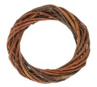 Milisten Wicker Willow Wreath DIY Craft Material Rustic Floral Ring for Christmas Wedding and Holiday Home Decoration 12Cm Round Frame