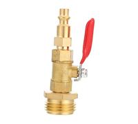 Milisten Winterizing Brass Adapter External Thread Blow Out Fitting Durable Connection for Lawn Sprinkler Systems Compatible with Standard Garden Hose Easy to Install No Leakage