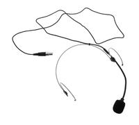 Milisten Wired Headworn Microphone Plastic and Metal Black with High Sensitivity Microphone and Integrated Voice Amplifier for Singing and Live Streaming for Extended Meetings