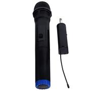 Milisten Wireless Handheld Microphone with Receiver, Black Cordless Mic for Outdoor Live Streaming and Home Karaoke, Universal Stage Mic Without Battery and Accessories
