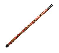 Milisten Wood Flute Chinese Wooden Bamboo Flute Traditional Chinese Musical Woodwind Instrument Key of C for Kids Adults Music Learning Practice Instrument