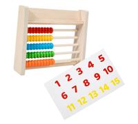 Milisten Wooden Abacus Counting Frame Educational Math for Montessori Calculation Tool for Developing Logical Thinking Addition Subtraction Learning