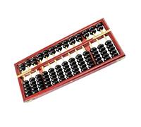 Milisten Wooden Abacus for Boys and Girls and Adults 13-Column Vintage Arithmetic Tool for Learning Math Decorative Real Wood Frame for Classroom and Home Use