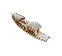 Milisten Wooden Boat Model Craft DIY Educational for Adults Eco Friendly Handicraft Kit to Enhance Logical Thinking and Fine Motor Skills Decorative Ship Model for Home and Office Display