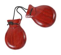 Milisten Wooden Castanets Small Finger Castanet Musical Instrument for Early Education Smooth Surface Material Percussion Boys
