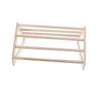 Milisten Wooden Chicken Stand Rack for Poultry and Birds Creative Parrot for Exercise and Balance Easy to Install Hen Chick Rooster Perch for Enrichment and Coordination
