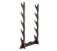 Milisten Wooden Drum Stick Display Stand Large Size 5-layer Drum Wand Holder Multi-tier Floor Drumstick Organizer for Studio and Music Performance