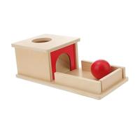 Milisten Wooden Educational Box for Interaction Montessori-inspired Wood Material Smooth Finish Box and Ball Game for Early Learning and Social Skills Development