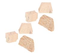 Milisten Wooden Fiddlestick Wedges Plugs Providing Loud and Tone 2 Sets Comfortable to Use for Violin and Cello Bow Suitable for Advanced Players
