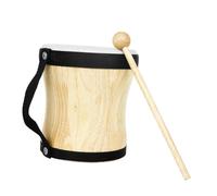 Milisten Wooden Hand Drum Portable Sheepskin Percussion Instrument for Early Childhood Education Lightweight Musical Tool for Developing Rhythm and Creativity