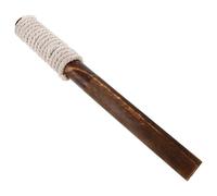 Milisten Wooden Handheld Fire Torch Garden Outdoor Torch Oil Lamp with Wick Rope for Garden Patio Tropical Luau Party