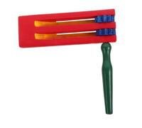 Milisten Wooden Long Handle Castanet Percussion Instrument for Music Education Safe and Sturdy Wooden Noise Maker Enhances Coordination and Creativity for Early Learning Activities