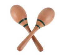 Milisten Wooden Maracas Shakers for Safe Handheld Percussion Instruments Sensory Training Musical for Kindergarten Performances and Early Learning Development