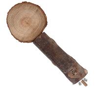 Milisten Wooden Parrot Stand Pole Bird Stand Platform Pet Bird Supplies Solid Wood Perch Gangplank