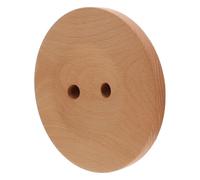 Milisten Wooden Wall Hanger with Button Shape, Easy Installation Synthetic Material Hook, Multipurpose Design for Indoor Clothes Hanging, Creative Simple Style Wall-Mounted Hook for Home