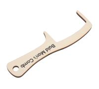 Milisten Wooden Wide Tooth Comb Double Edge Open Giant Hair Comb for Bald Men Prank Grooming Prop Novelty Styling Tool for Hair Care