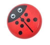 Milisten Wooden Yo-Yo Toy for Kids Cartoon Ladybug Design Fingertip Ball Early Education Toy for Toddlers for Children Ages 3 and Up