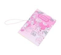 Milisten World Map Pu Leather Passport Cover Organizer with Elastic Band, Travel Document Holder and Boarding Pass Case for Holidays and Business Trips