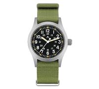 Militado ML05 38mm VH31 Quartz Watch - Domed Sapphire Crystal Field Watch C3 Super Luminous Retro Sweep Wrist Watch for Men 100M Waterproof