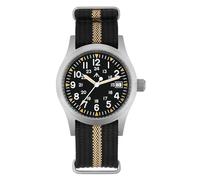 Militado ML05 ML05B 38mm Vintage Field Watches for Men, VH31 Sweep Hands/515/Miyota Super 2035 Quartz Movement Watch, Domed Sapphire Crystal AR Coating, C3 Super Luminous, 100M Waterproof