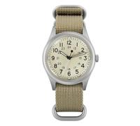 Militado ML07 36 mm VH31 Quartz Watches for Men, Smooth Gliding Hands, Meca-Quartz Movement, Super-Luminous Retro Hands, Field Watch, Waterproof up to 100 m, Strap.
