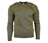 Militar Original Austrian army pullover Jumper commando Olive OD wool sweater