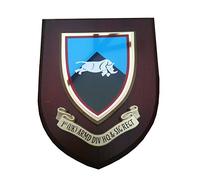 Military 1st UK Armoured Division HQ & Signal Regimental Wall Plaque