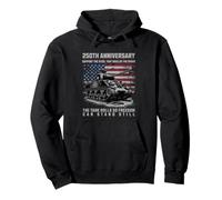 Military 250th Anniversary - The Tank Rolls for Freedom Pullover Hoodie