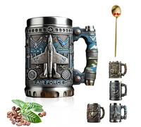 Military 3D Mug, Personalized Veterans Commemorative Coffee Cup, 3D Print Army Themed Mug, Beautiful Military Symbol Themed Coffee Cup, Gift for Veterans - Salute to The Heroes (B)
