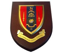 Military 45 Commando Wall Plaque Royal Marines Regimental Shield