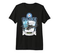Military Aircraft AH-64 Longbow Attack Helicopter Premium T-Shirt