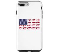 Military Aircraft American Flag - 27 Different Planes Case for iPhone 7 Plus/8 Plus